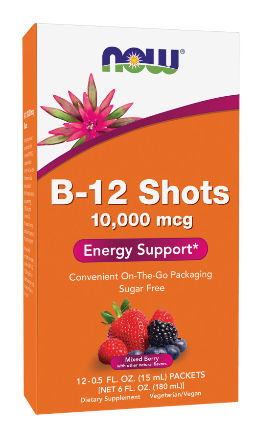B-12 10000 mcg – 12 15 mL 05 fl oz Shots, Mood & Immune Support, Energy Boost