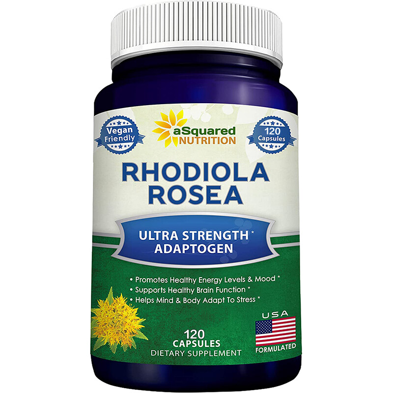 Rhodiola Rosea Stress Support & Boosts Energy | 1000mg 120 Capsules
