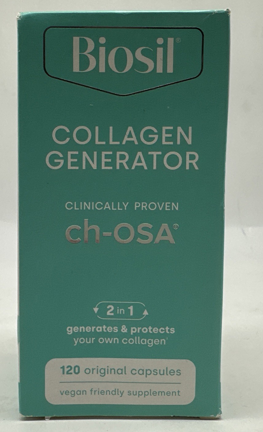 Natural Factors Biosil Advanced Collagen Generator 120 Capsules Exp 03/2026