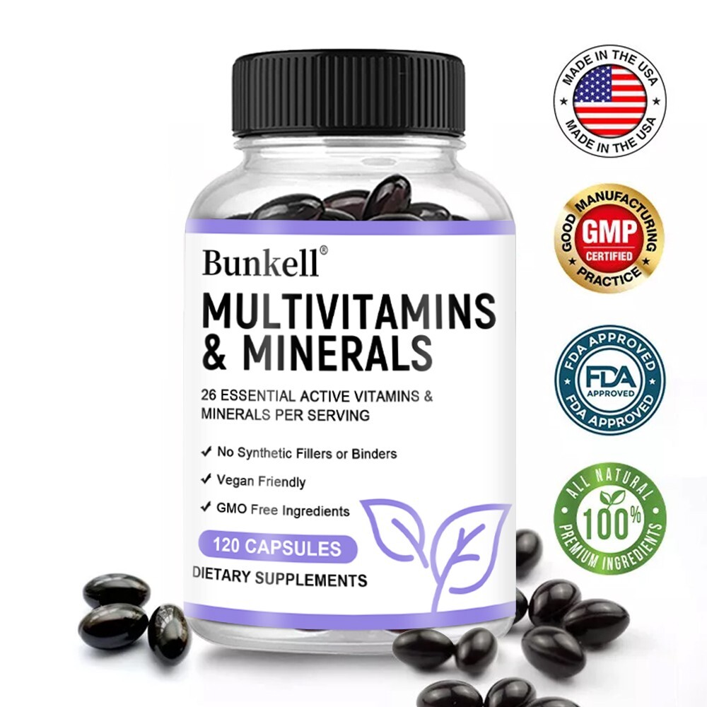 Multiple vitamins and minerals -26 essential vitamins -120 capsules