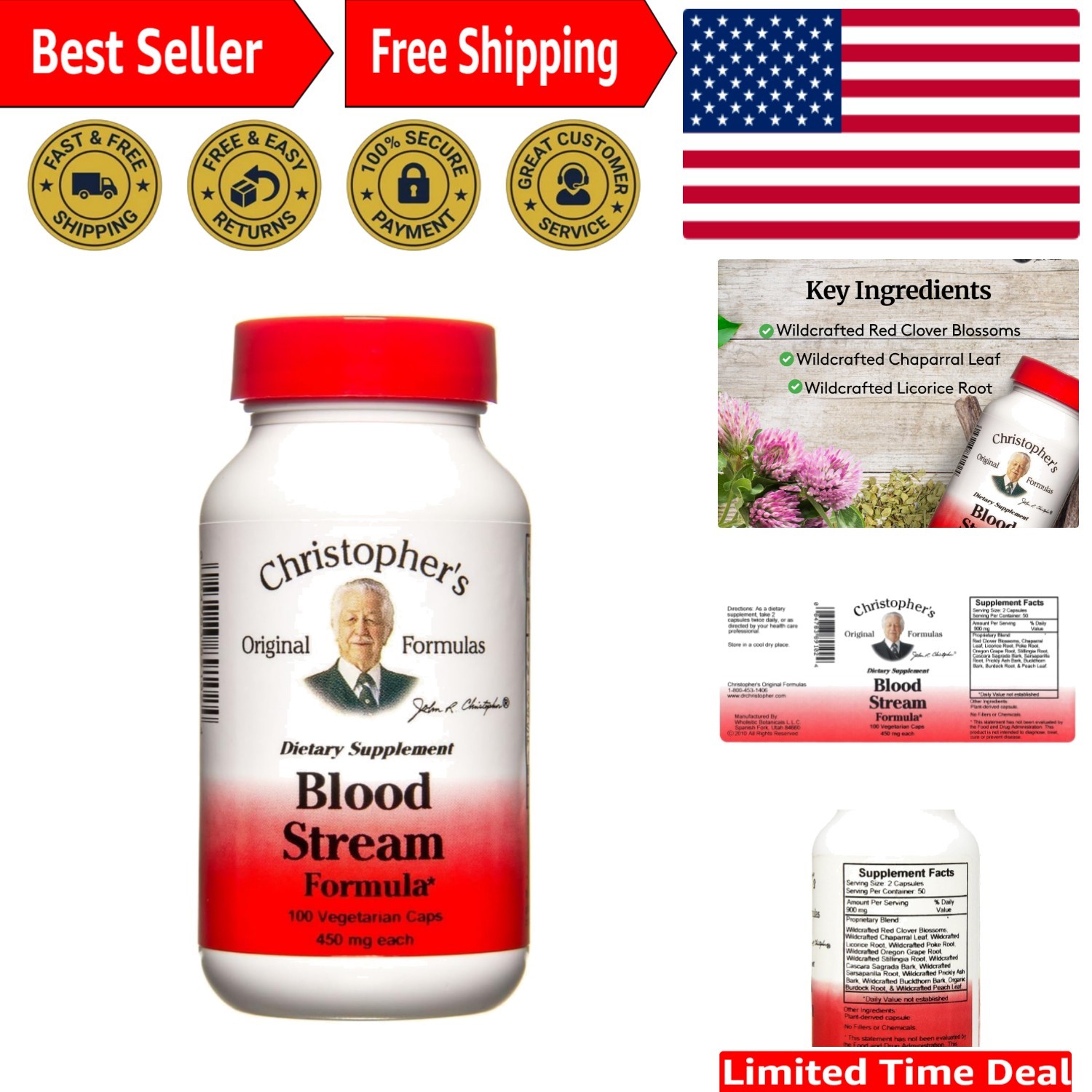 Nourishing Blood Health Formula – 100 Vegetarian Capsules for Optimal Wellness