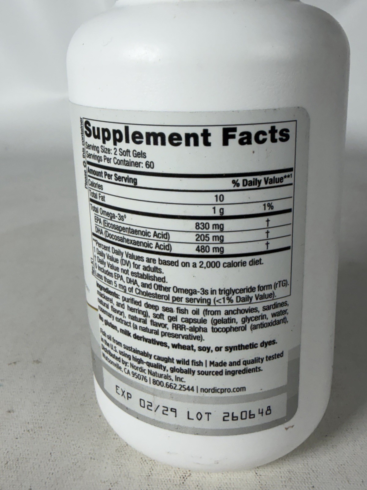 DHA Xtra, Strawberry – 120 Soft Gels – 205 Mg EPA 480 Mg DHA – Exp:02/2029
