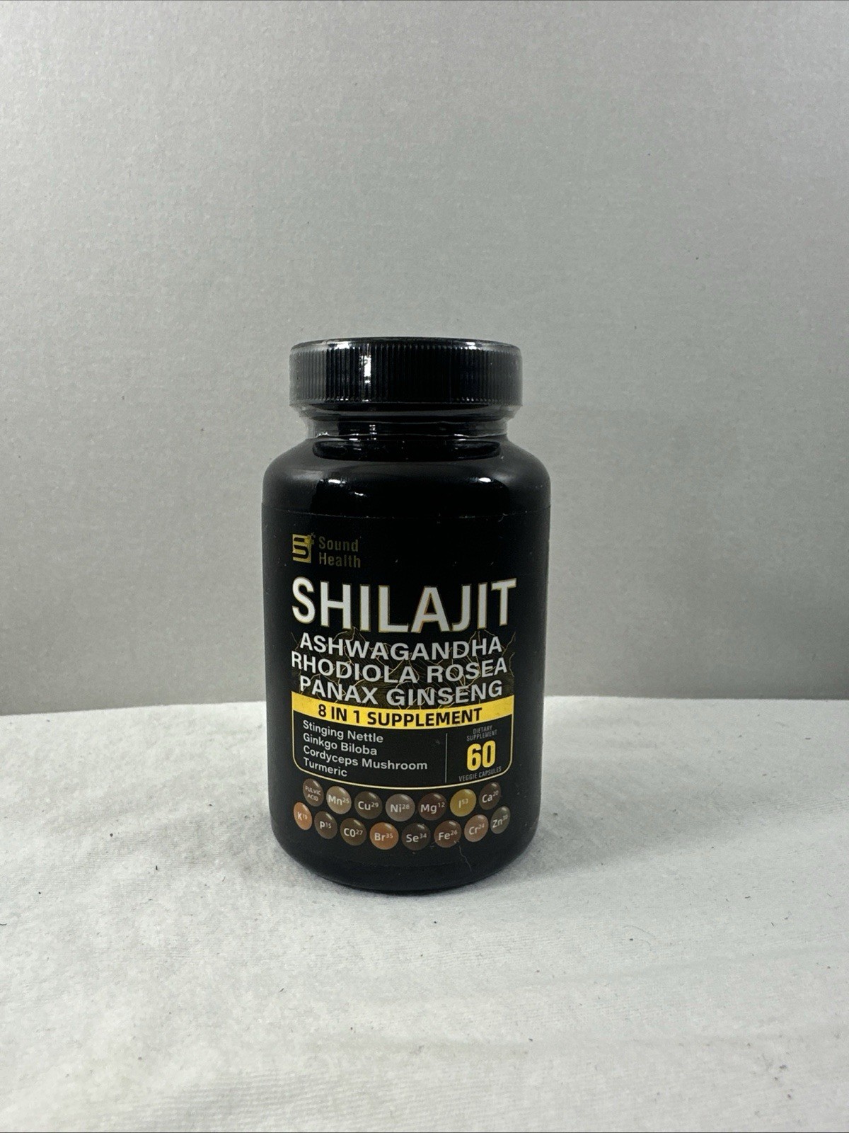 Shilajit Supplement Ashwagandha Rhodiola 60 count EXP 03/28 FREE SHIPPING