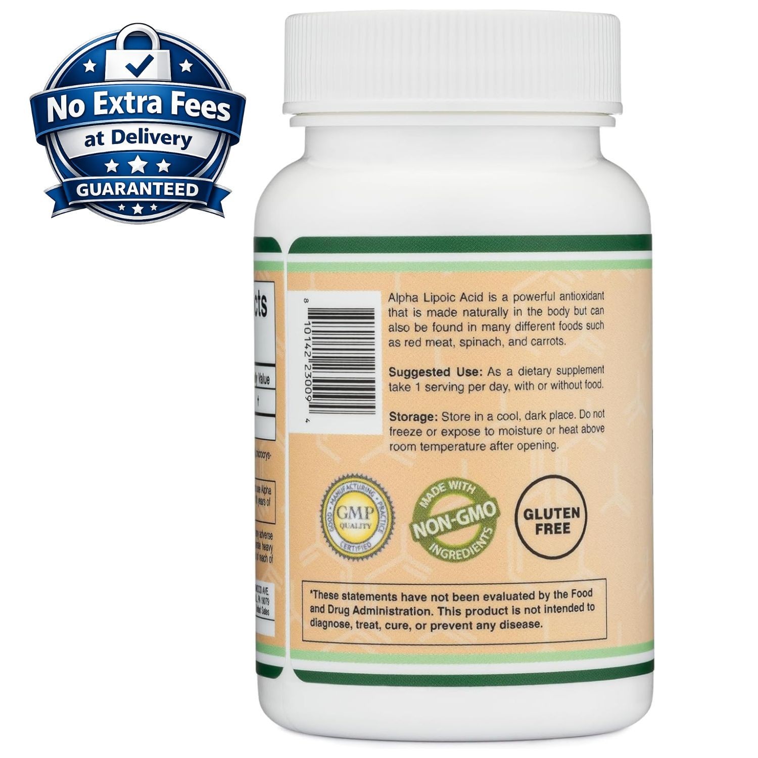 Alpha Lipoic Acid 600mg 60 Capsules | 1 Month Supply