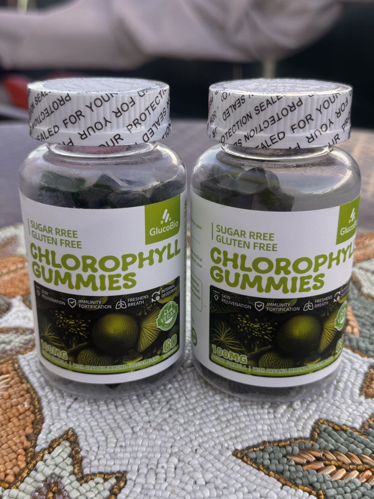 Chlorophyll Gummies 2 Pack ElderB,Sea Moss, D3, C, E, B12 Zinc = 120 Ct 4 Month