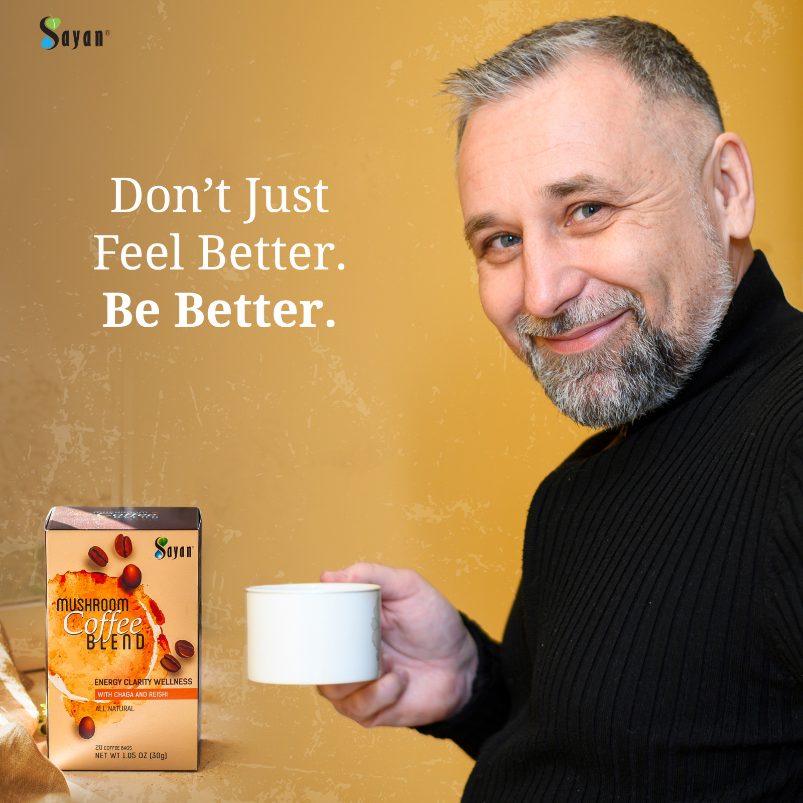 Best Mushroom Coffee Organic Ganoderma Reishi Alternative For Healthy Gut 20 Pak