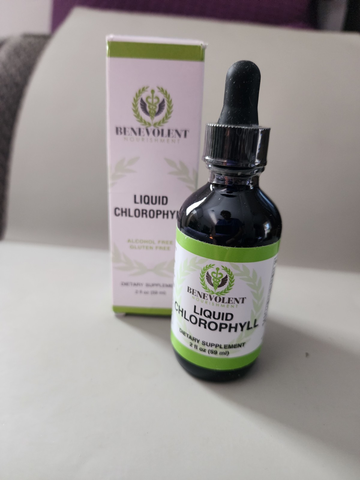 Liquid Chlorophyll Drops By Benevolent Nourishment – 2 Fl Oz