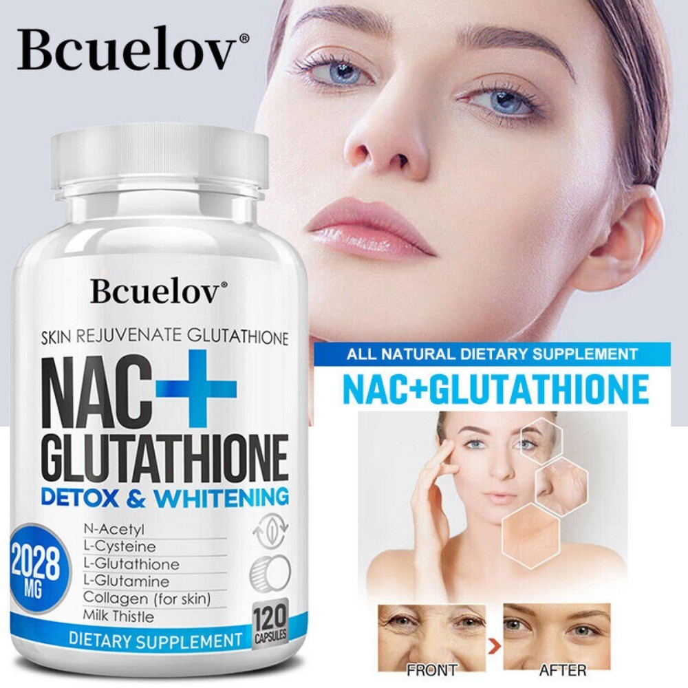 NAC N-Acetyl-Cysteine + Glutathione 2028mg | Antioxidant Supplement