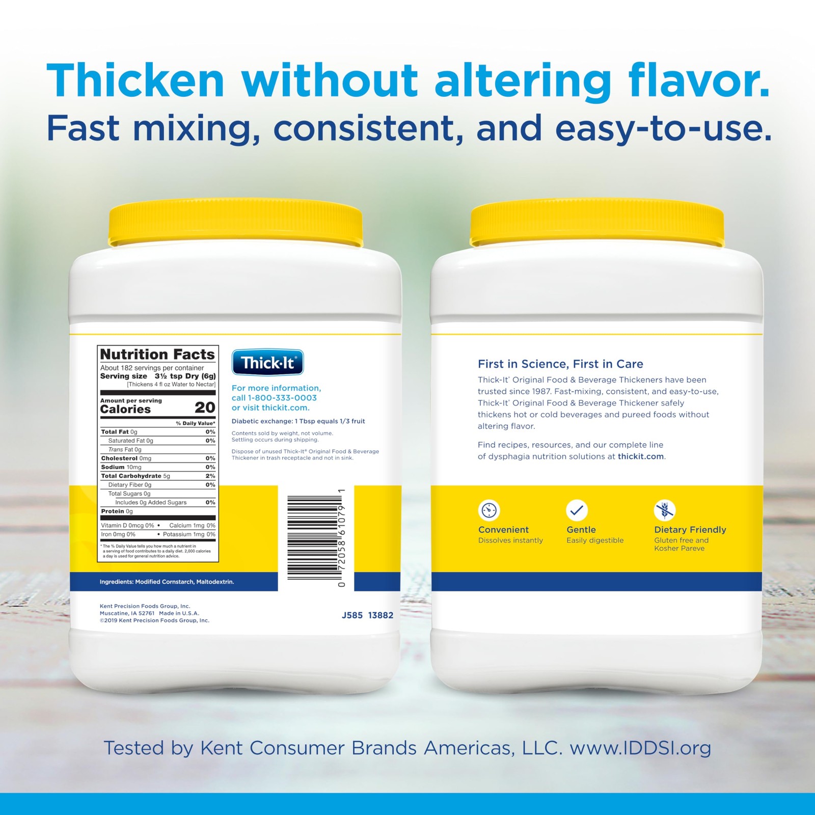 Original Food Beverage Thickener Canister, 36 Oz