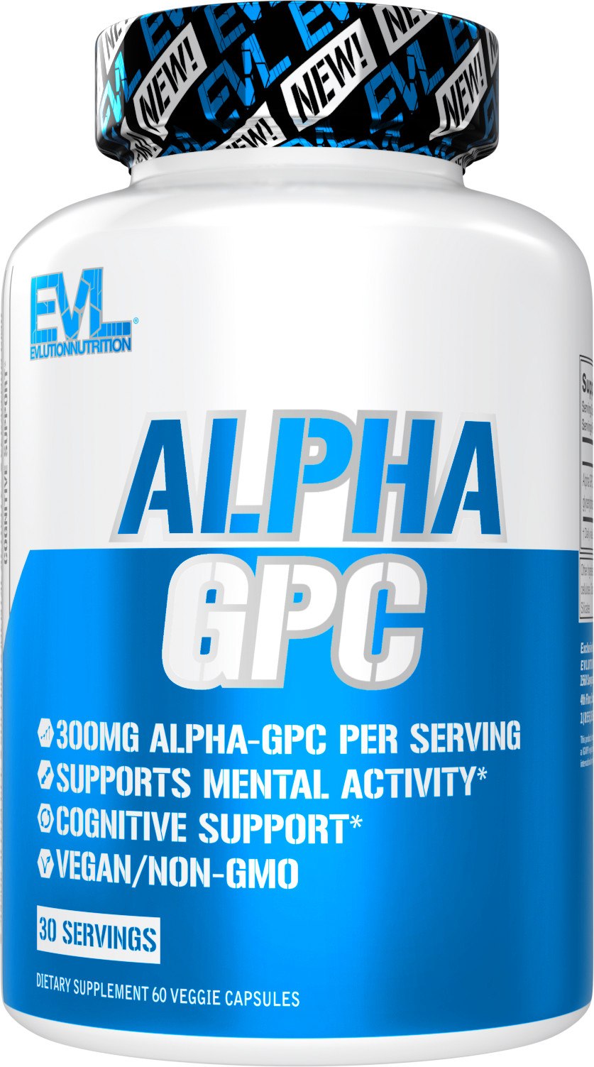 Evlution Nutrition Alpha GPC – Memory & Focus Support – 60 Servings