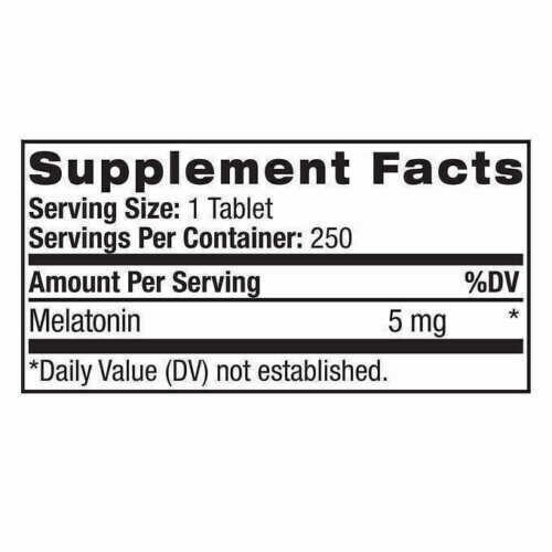 Natrol Melatonin 5 Mg Fast Dissolve 250 Strawberry Flavor Tablets