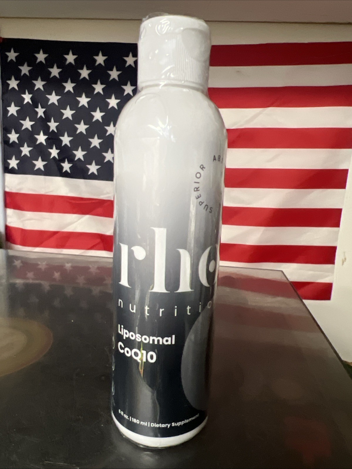 RHO Nutrition Liposomal CoQ10, 6 Fl Oz NEW EXP 2027