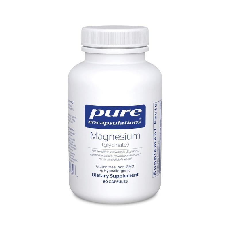 Magnesium Glycinate – Muscle Capsules | 90 Support Magnesium Supplement Non-MGO
