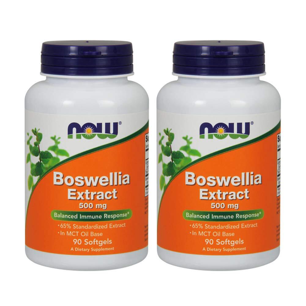 NOW Boswellia Herbal Supplement 90 Count Pack of 2 Immune Support MCT Oil