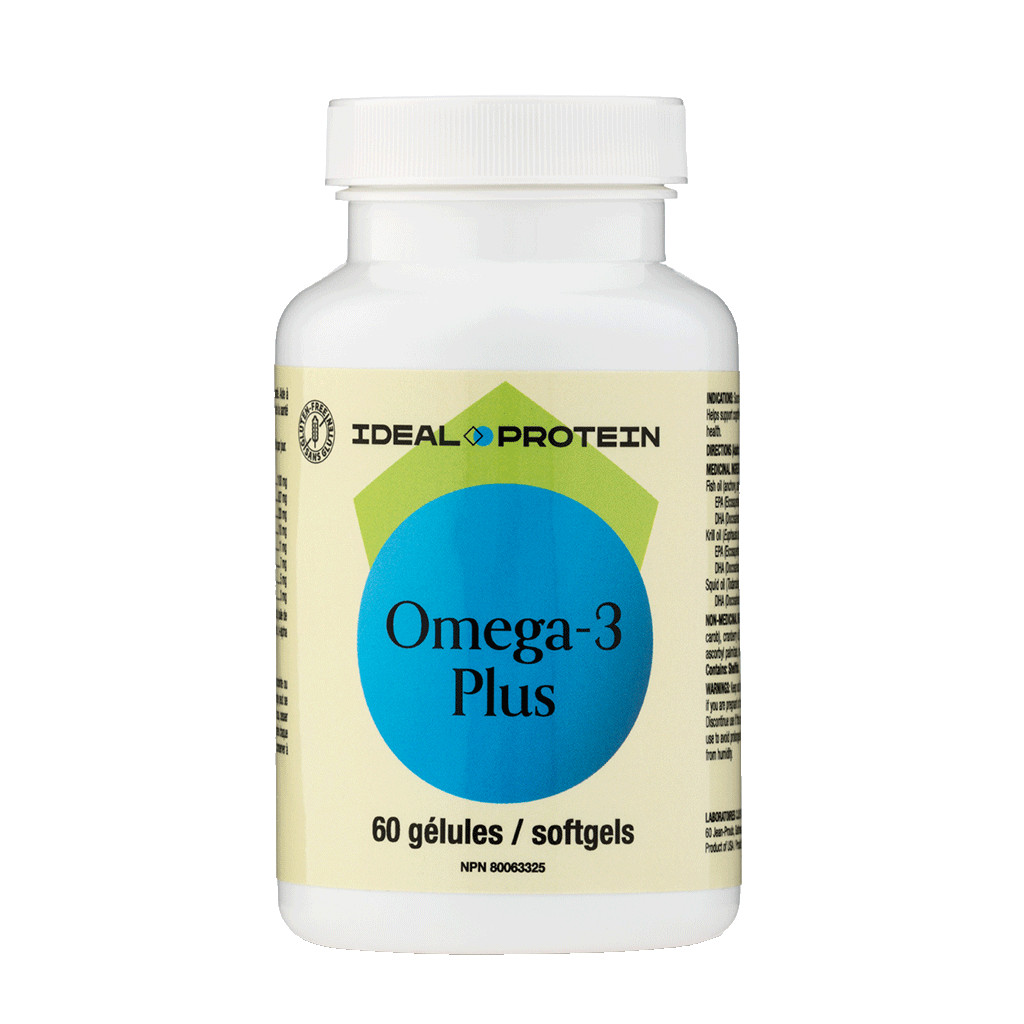 Ideal Protein Omega-3 Plus Fish Oil 60 Softgels EPA DHA Exp01/2027 New Free Ship