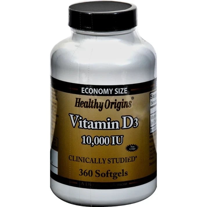 Healthy Origins Vitamin D3 – 360 Softgels