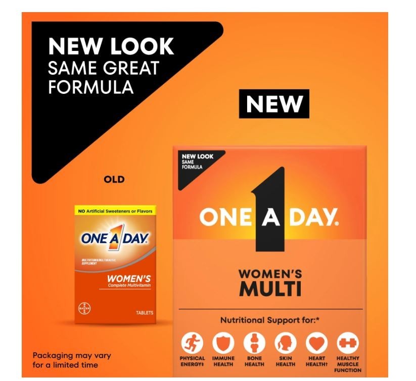 One A Day Multivitamin for Women with Biotin, & Skin Health Support, 100 Count