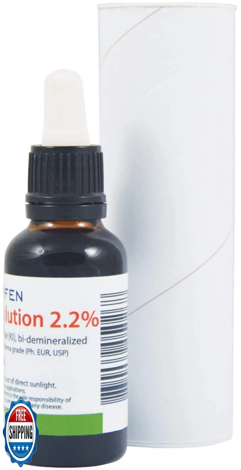 2.2% Lugol’s Iodine Solution 1 Fl Oz – Heiltropfen Pharmaceutical Grade