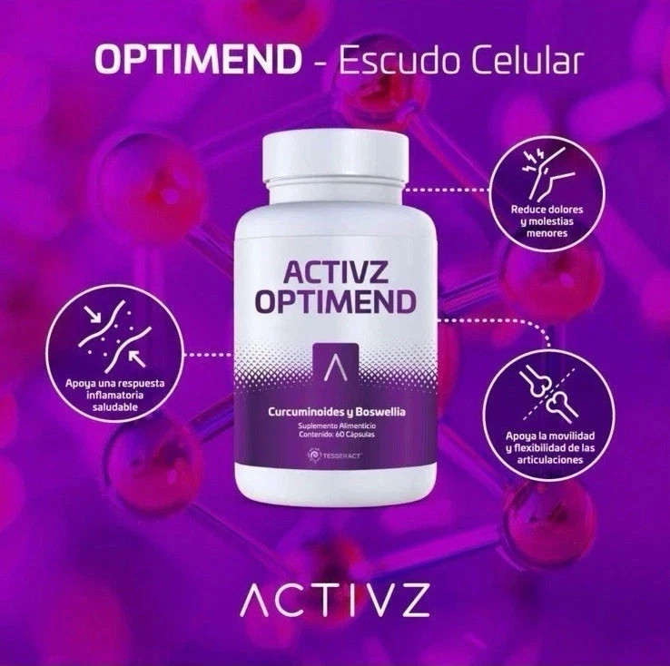 ACTIVZ OPTIMEND 60 Capsules Cellular Firefighter Free Shipping USA