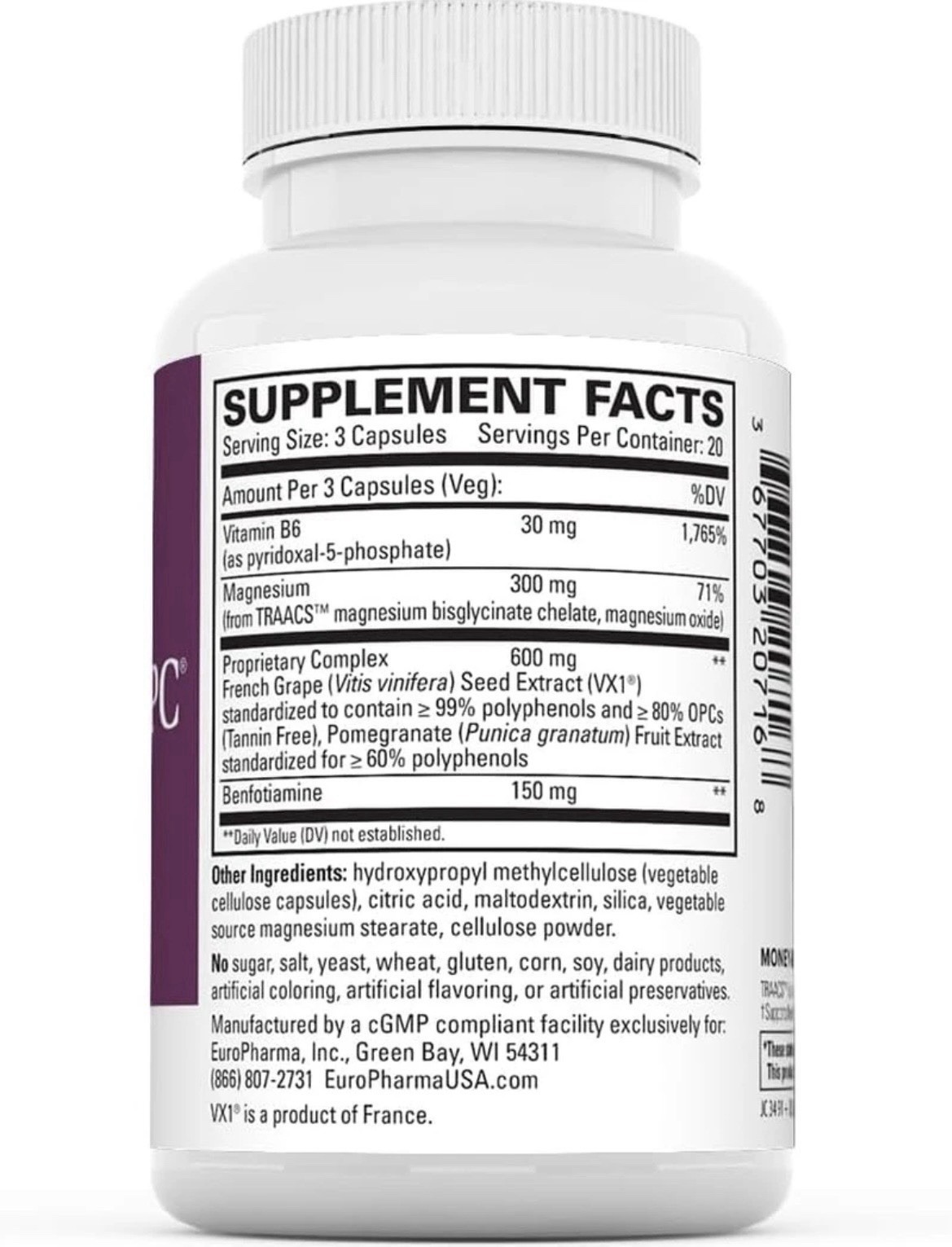 Terry Naturally Clinical OPC Heart – 60 Vegan Capsules (New/Sealed)