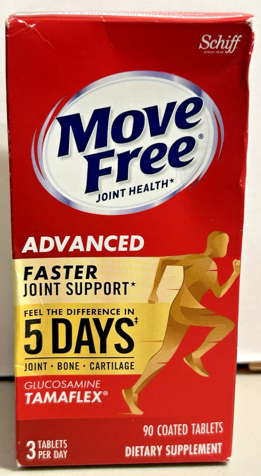 Move Free Advanced 5-Day Joint Support Supt with TamaFlex Exp 01/27