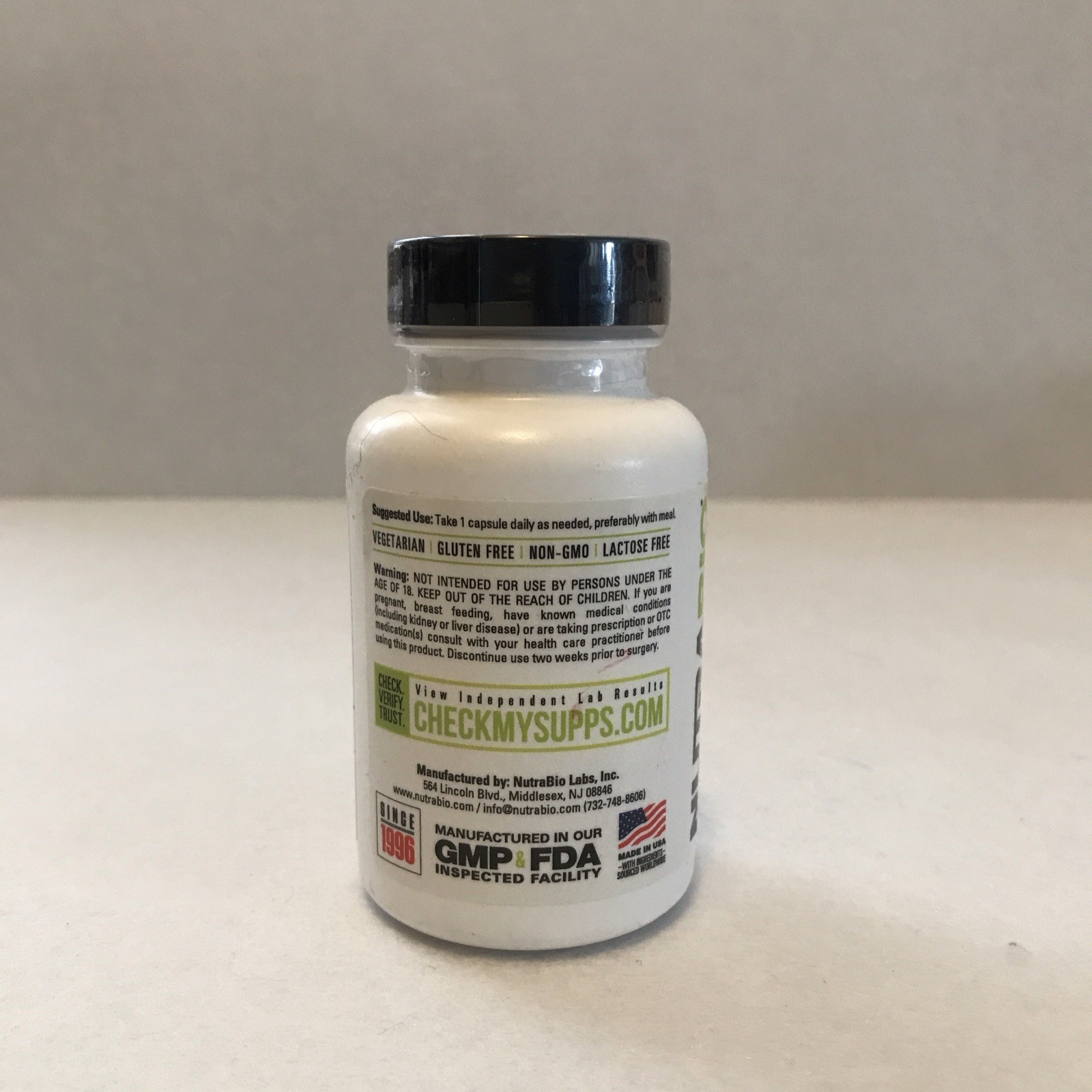 NutraBio Biotin 5000 mcg – 90 Capsules, Vitamin B7, Vegetarian, Gluten-Free