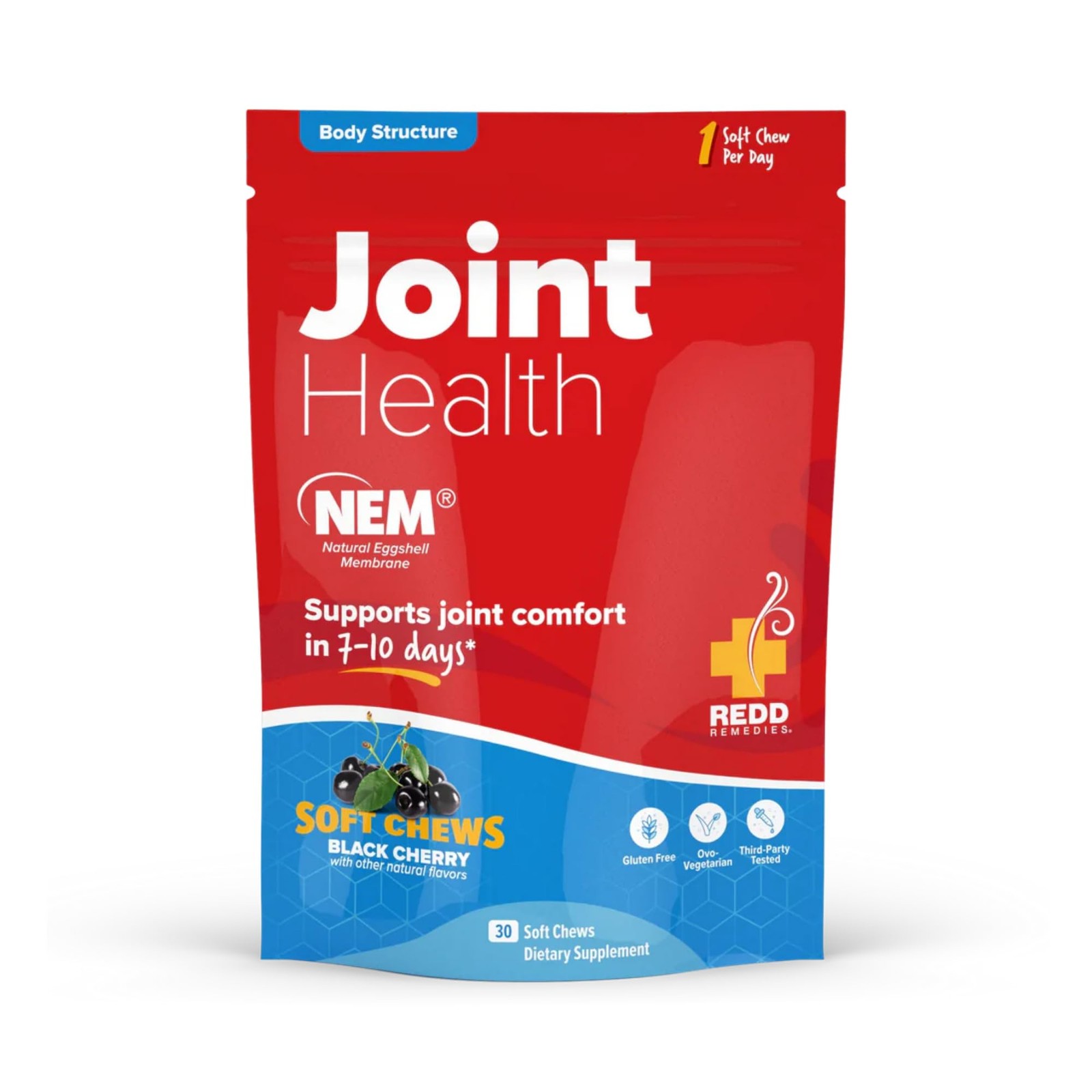Redd Remedies, Joint Health Soft Chews, Fast-Acting Comfort with Collagen and Hy