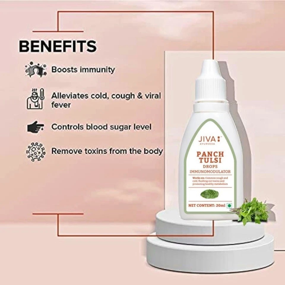 Tulsi ( Holy Basil ) Drops | Boost Immunity & Healthy Metabolism (pack of 2) A64