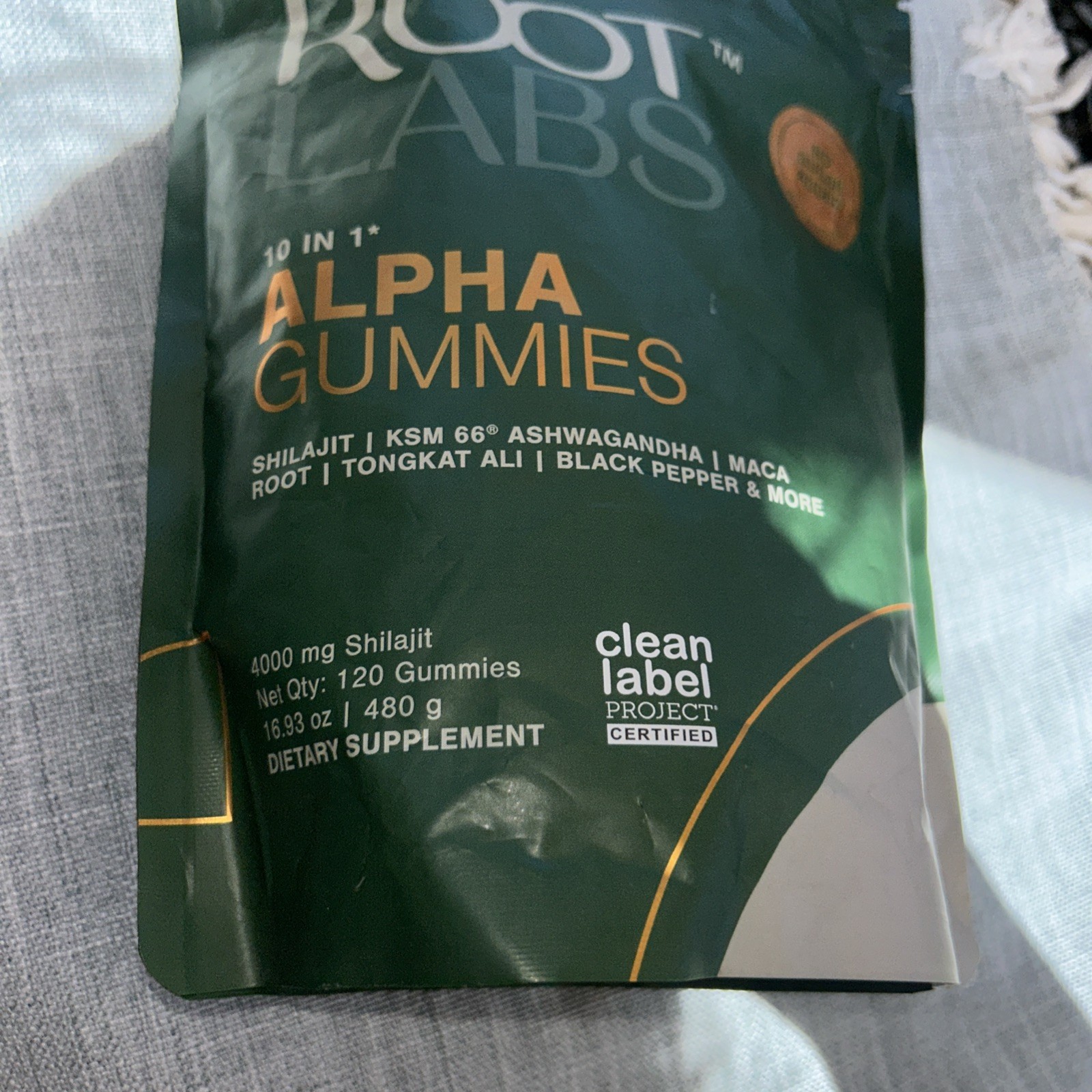 Root Labs 10 In 1 Alpha Gummies 16.93 oz Exp. 3/2027 ~ 120 Gummies