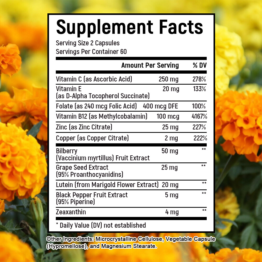 Eye Health Support Capsules Eye health & vision support,Reduces eye fatigue