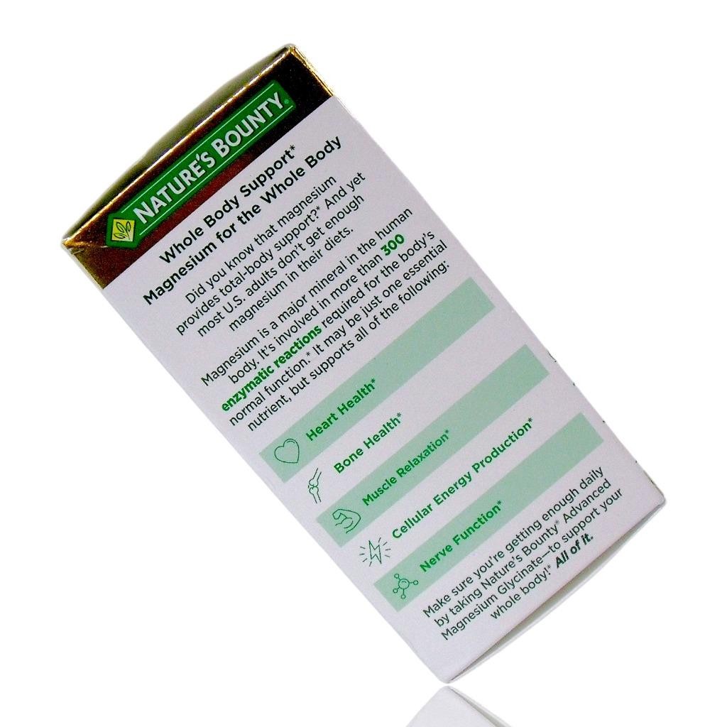 (3-Pack) Nature’s Bounty Advanced Magnesium Glycinate 90-Caps Each, Exp: 06/2028