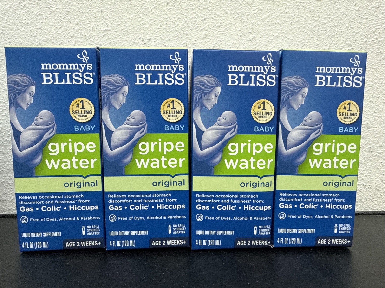 Bundle Of 2, 3 Or 4 Mommy’s Bliss Gripe Water Infant Gas & Colic Relief 4 oz