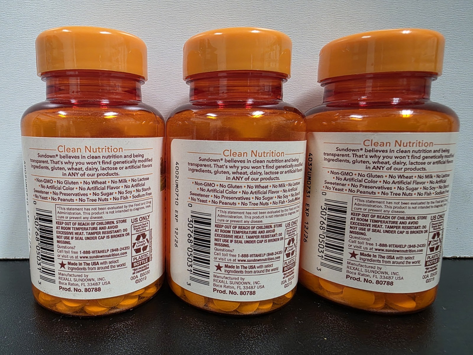 Sundown DHEA 50 mg 60 ct. lot of 3 NEW/SEALED EXP: 12/26