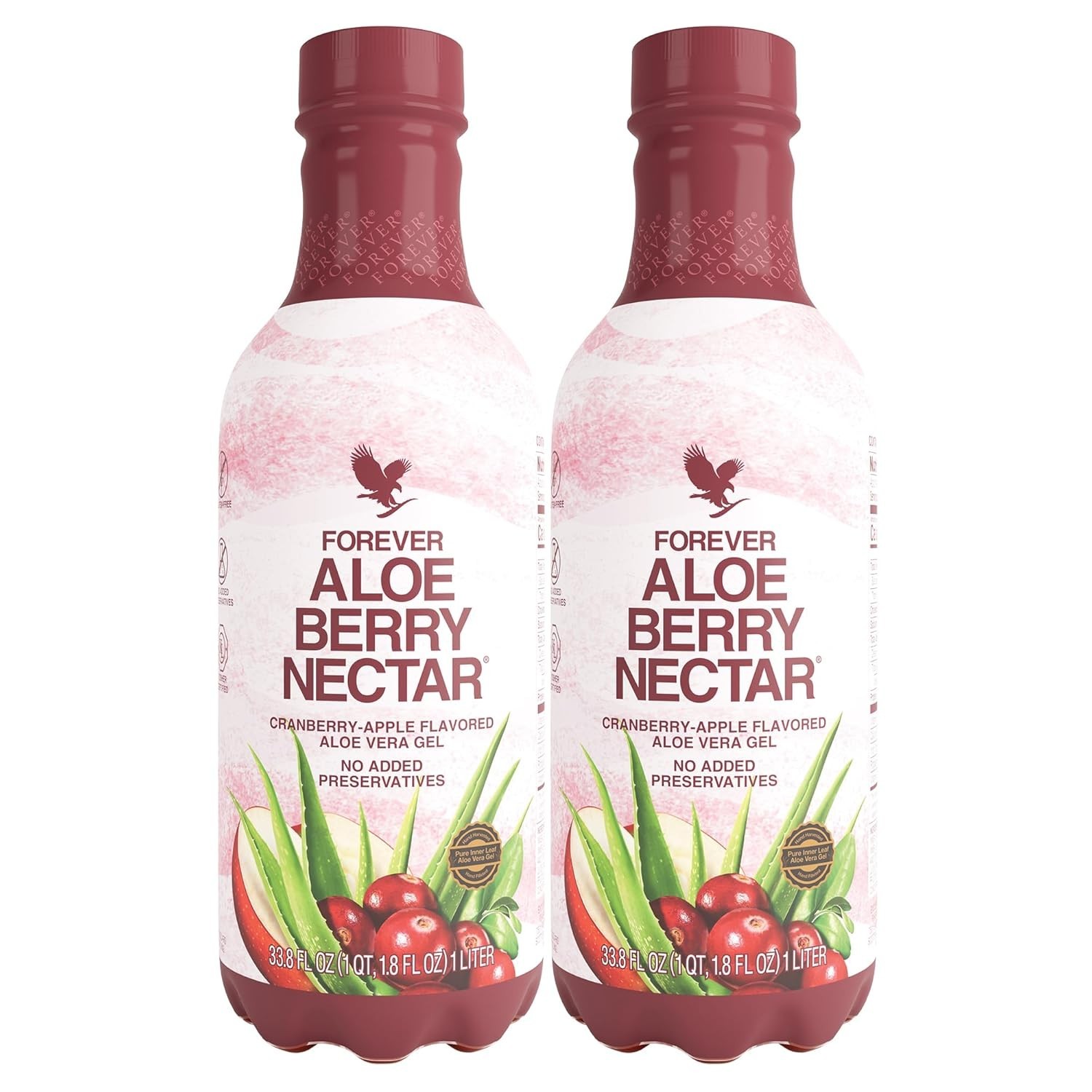 Pure Aloe Vera Gel with Cranberries and Apple pack of 2