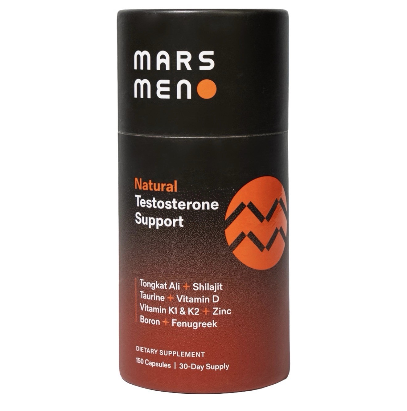 MARS MEN Natural Testo Support 150ct – 1 Month Supply Best By 10/28