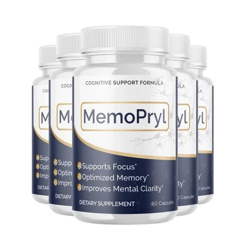 5-Pack MemoPryl Capsules – Memo Pryl Capsules Brain Health Support – 300 Caps