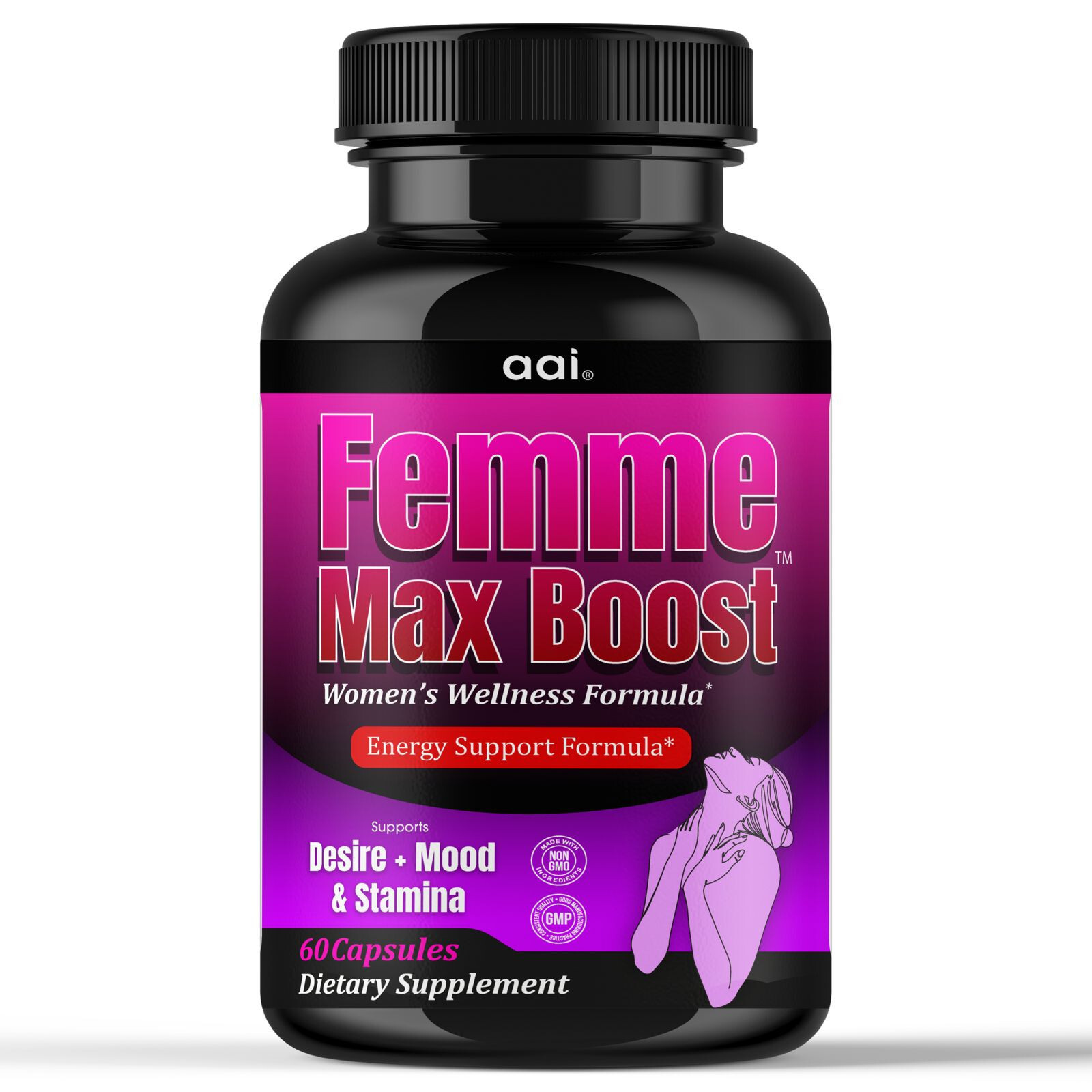 FEMALE AROUSAL PILLS, Libido Booster for Women Enhancement Stamina Energy 60 Cap