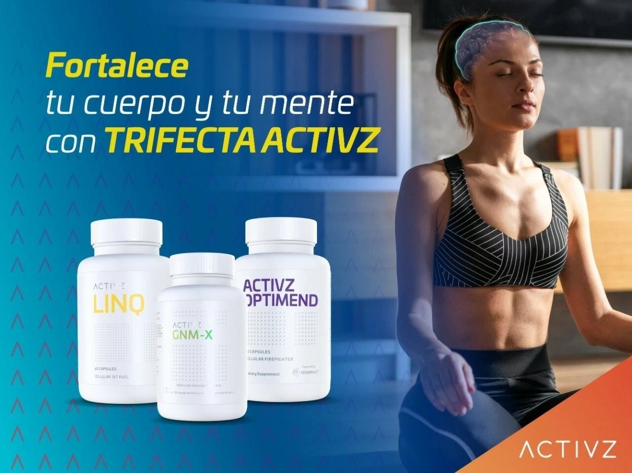 ACTIVZ GNM-X ( 30 CAPS ) GNMX Nrf2 Activating Supplement. FREE SAME DAY SHIPPING