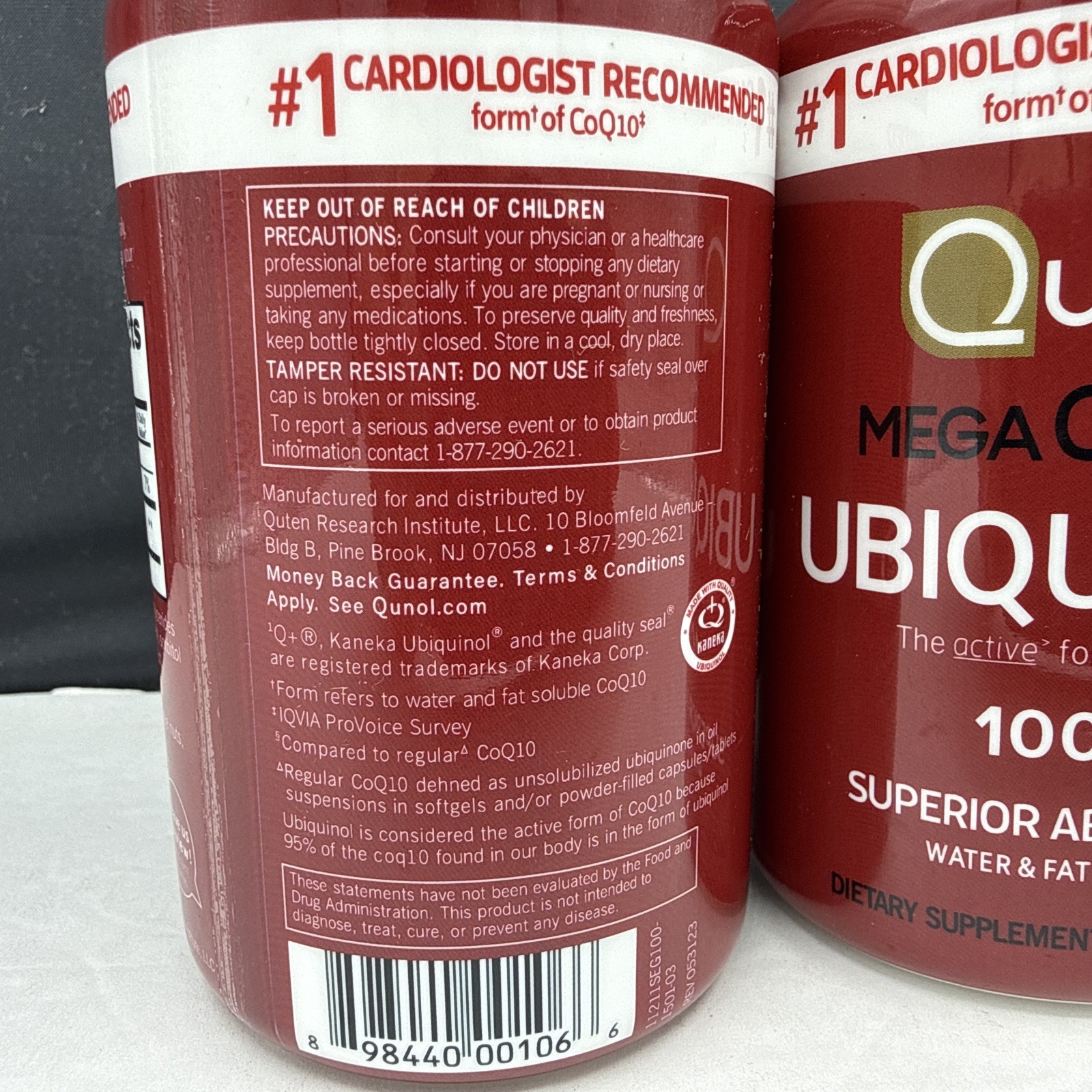 2 pack Qunol MEGA CoQ10 Ubiquinol 100mg 100 softgels/btl x2 *SEALED* Exp 6/2027