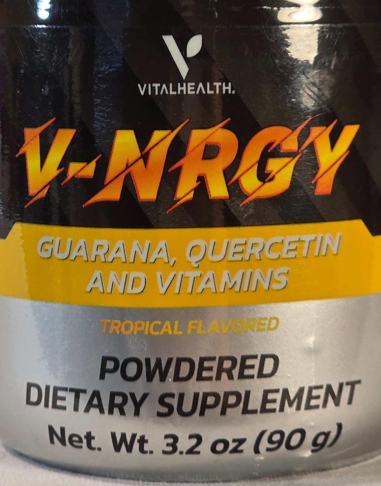 Vital Health V-NRGY Powdered Dietary Supplement-Tropical Flavored-Energy & Focus