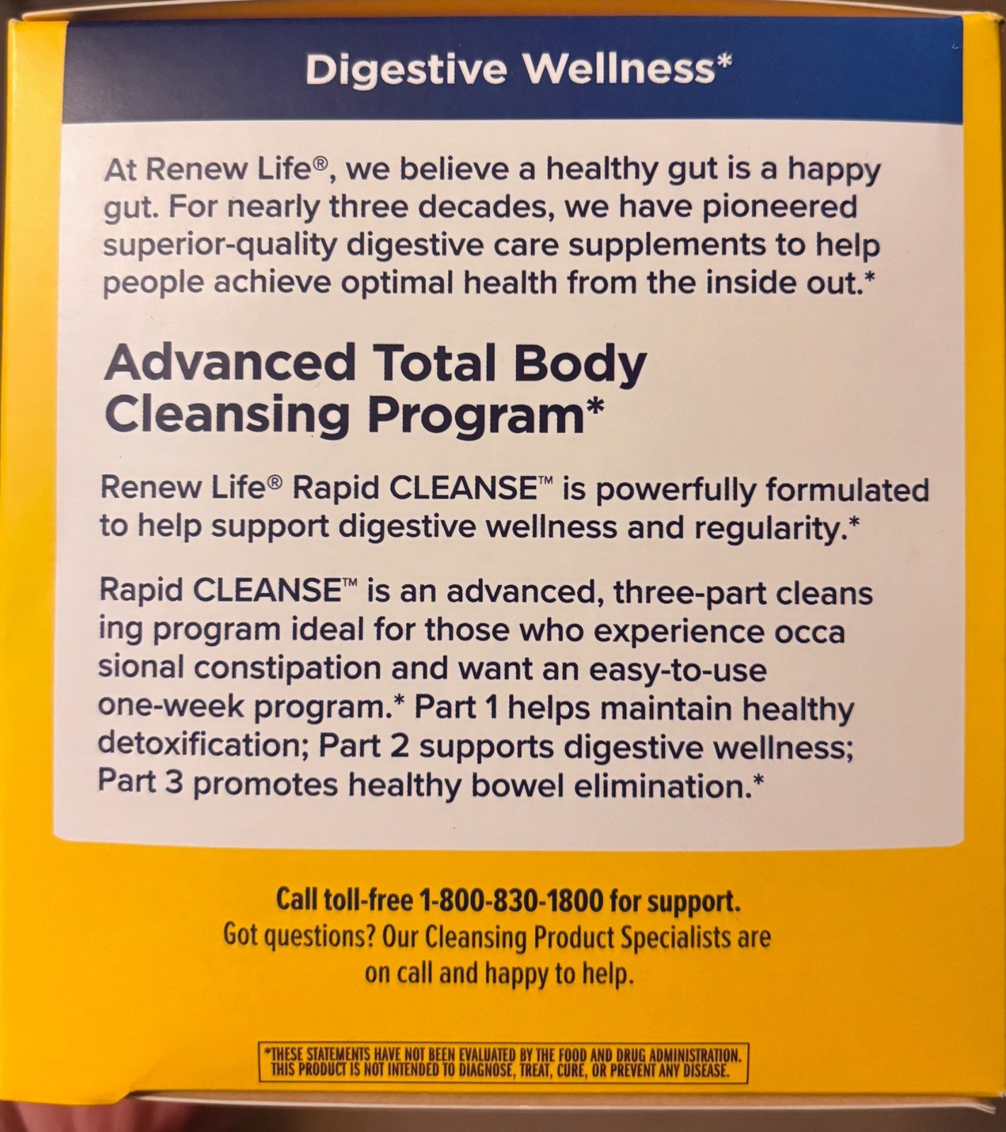 RenewLife Advanced Rapid Cleanse 7 Day Total Body Cleanse Supports Regularity*