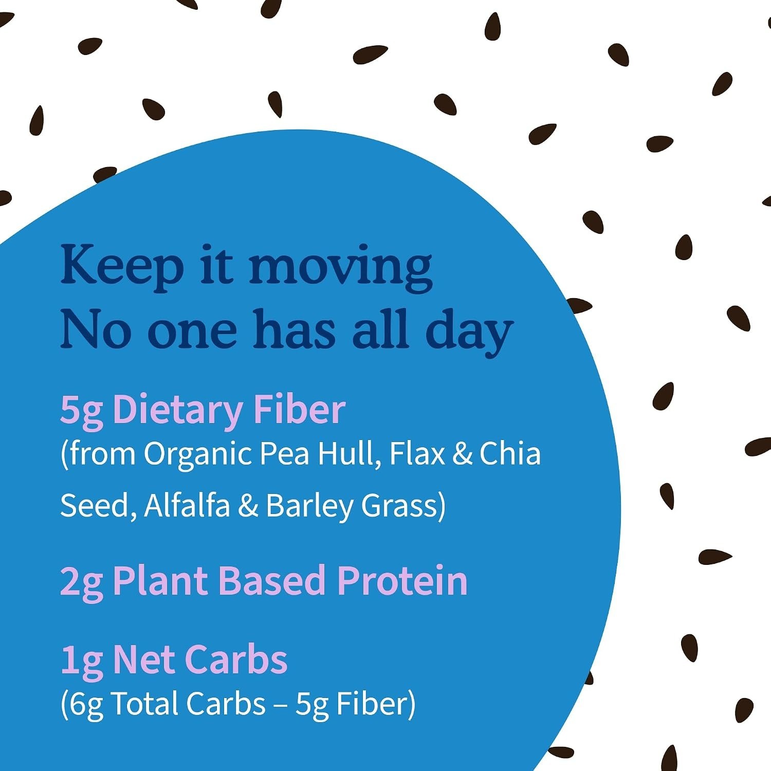 Organic DetoxiFiber Unflavored Fiber Powder Detox Blend with Chia, Alfalfa an…