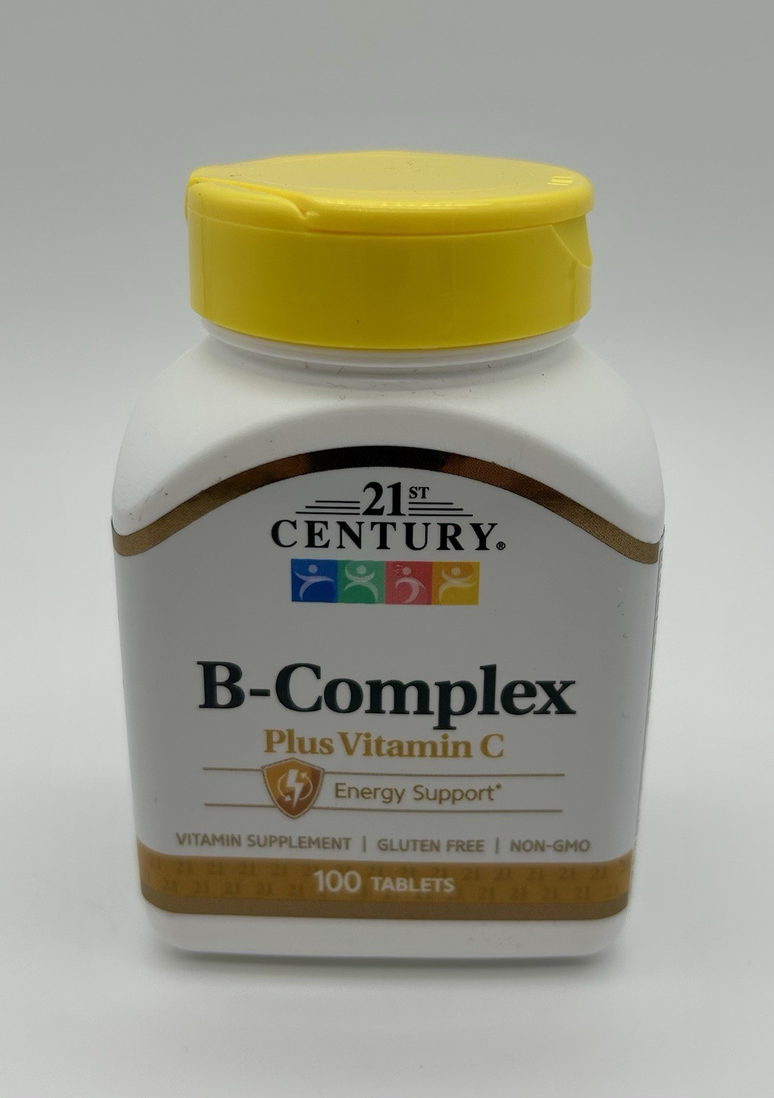 21st Century B-Complex Plus Vitamin C Energy Support 100 Tablets Supplement