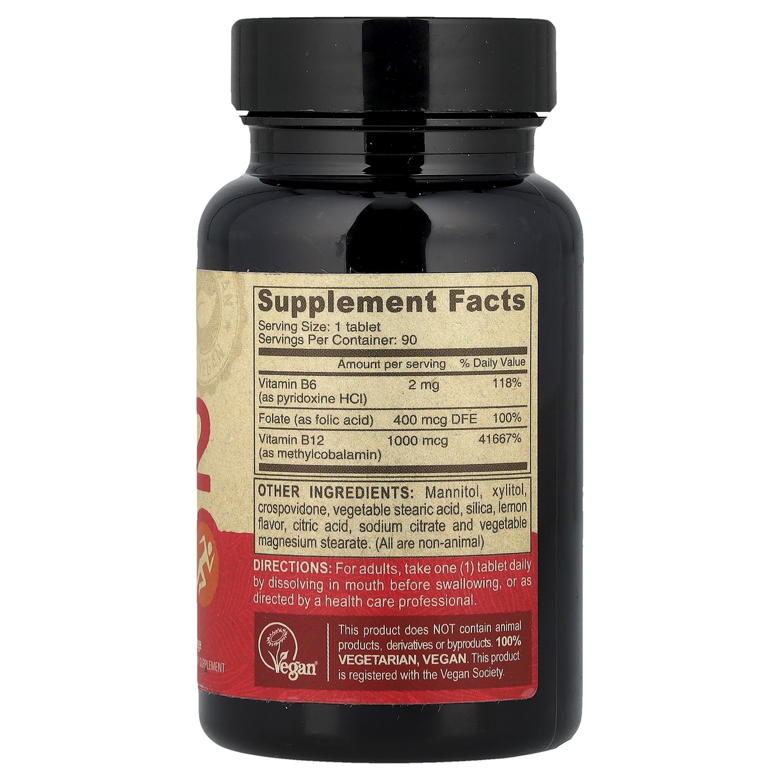Deva Vegan B12 Sublingual 90 Tablets Vegan, Vegetarian