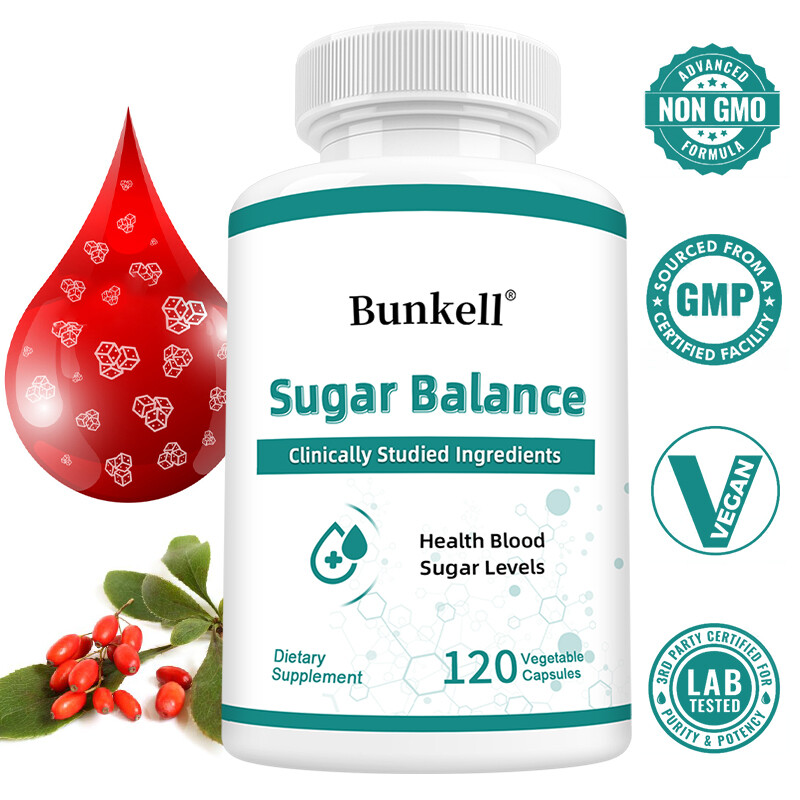 Sugar Balance Supplement Blood Sugar Support Glucose Metabolism Natural Capsules