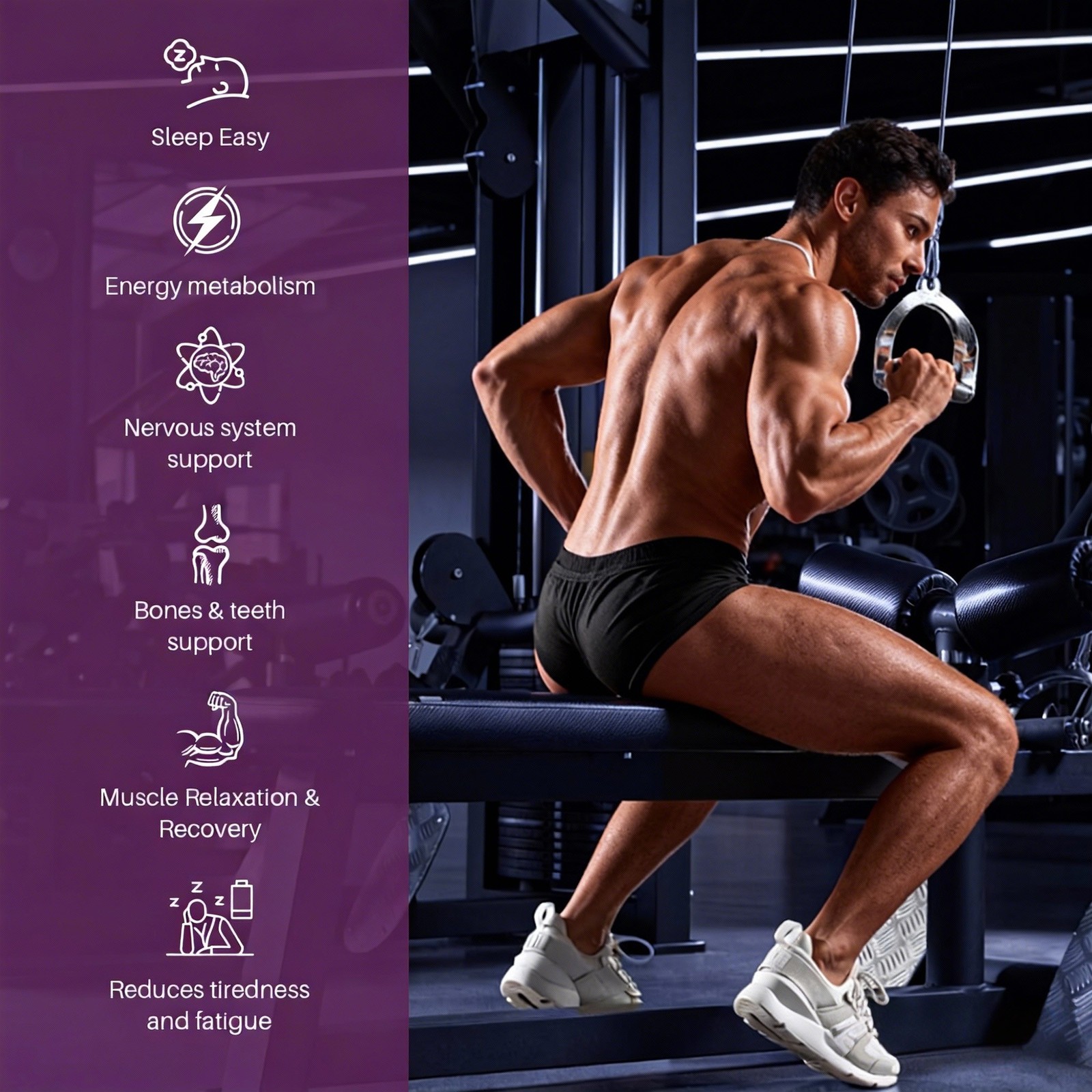 in Magnesium 12 1-5X 1 Complex – Glycinate Citrate Malate Taurate Daily Support