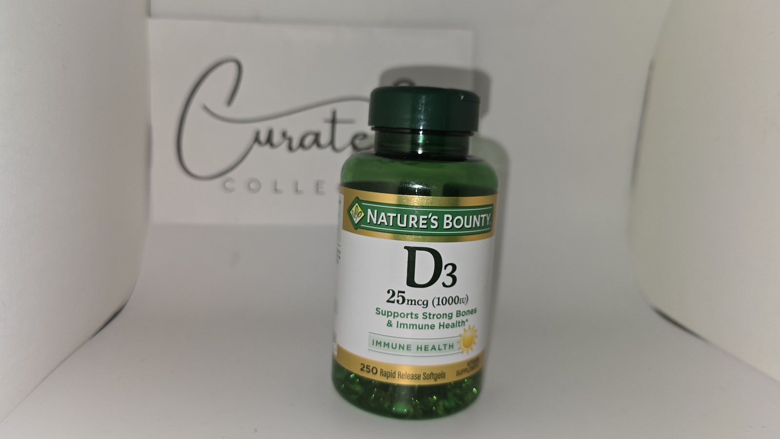 Nature’s Bounty Vitamin D3 1000 IU Bone Immune Health 250 Softgels Exp 05/28