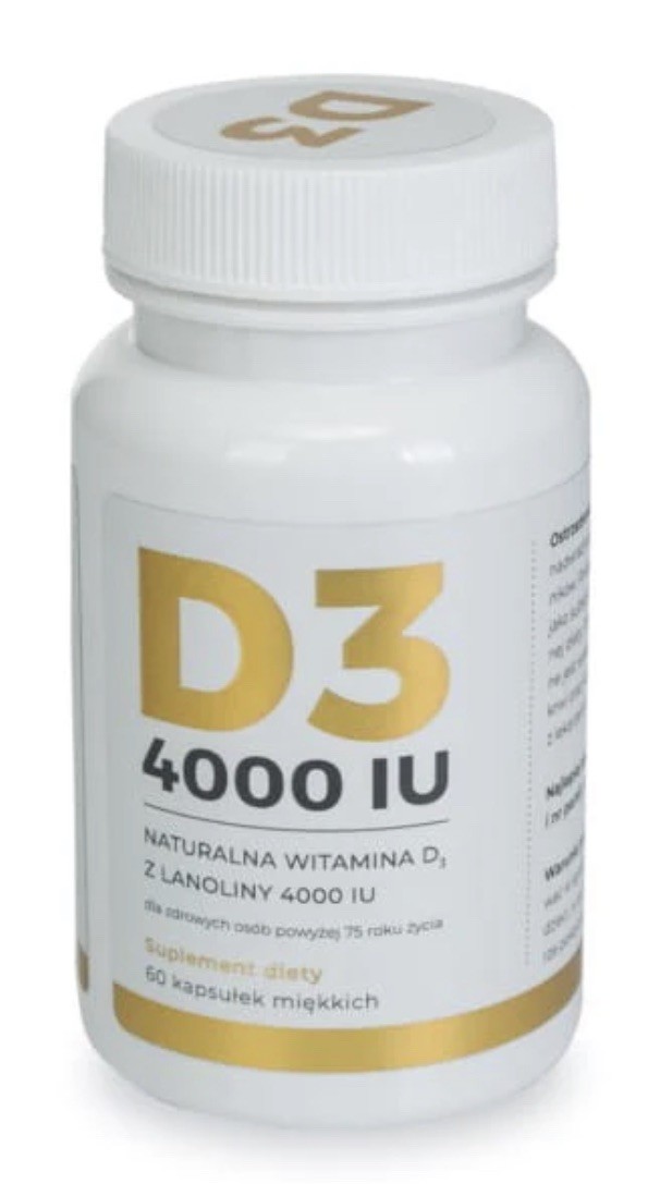 Visanto Vitamin D3 From Lanolin 4000lU -60capsules -exp03/26
