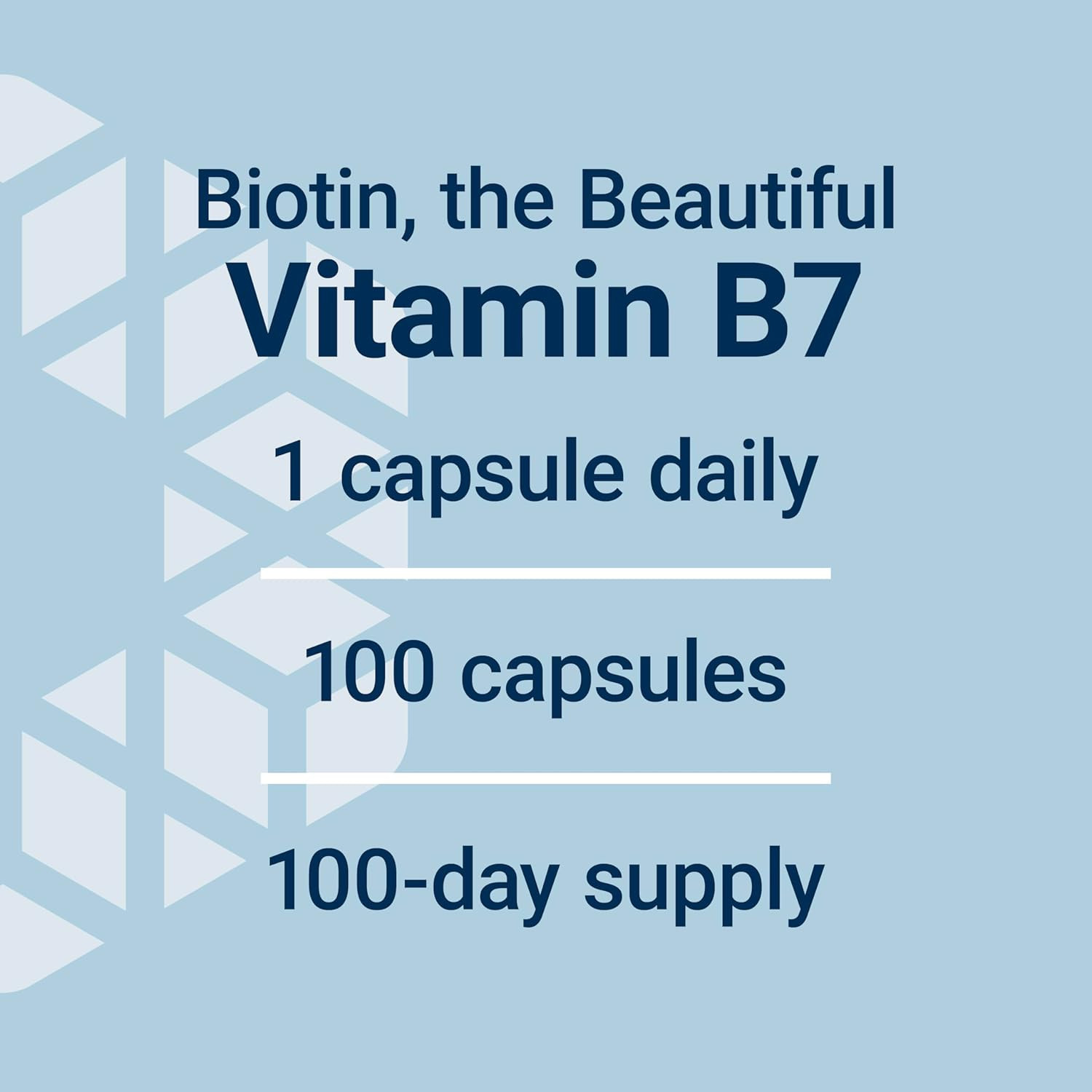 Biotin 600 Mcg Vitamin B7 Support Supplement for Beautiful Hair, Nails & beyo…