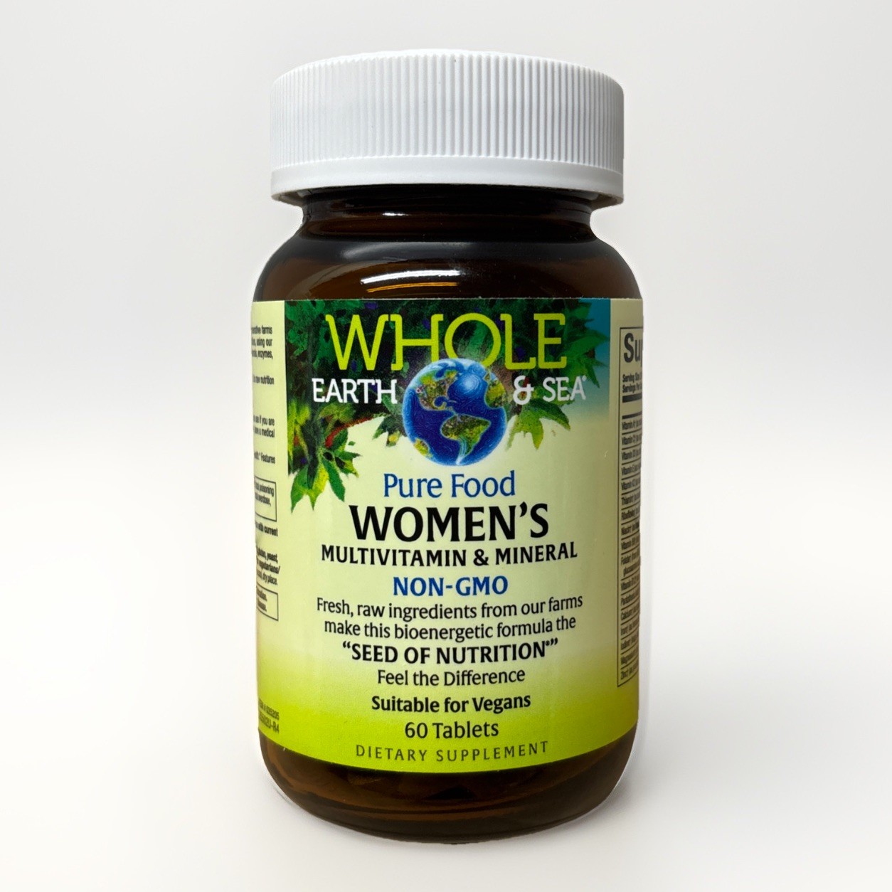 Whole Earth Sea Womens Multivitamin 60 Tablets Non-GMO Vegan Exp 05/2028 New